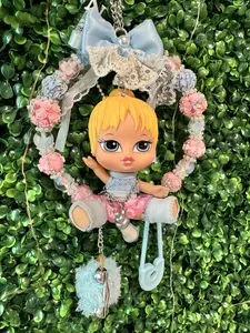 HANDMADE  BEADED BABY CAR CHARM