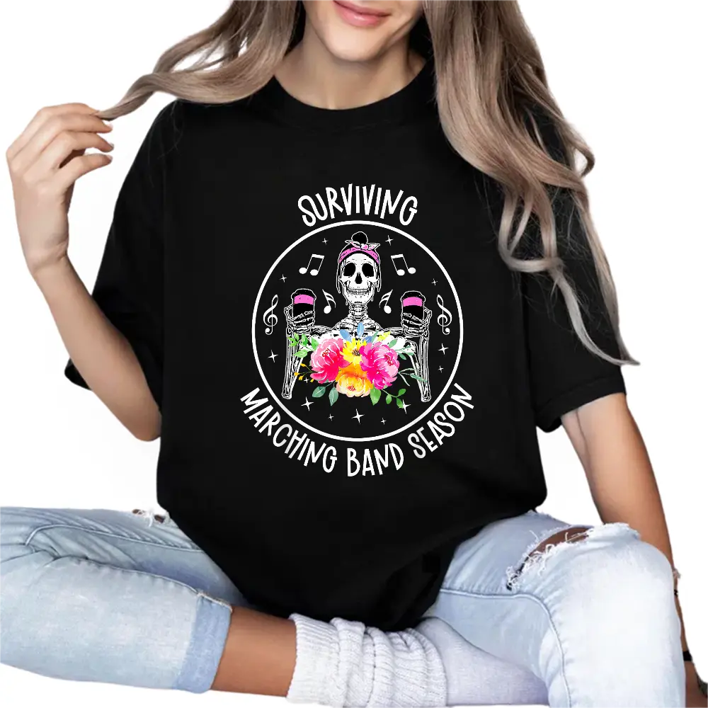 Marching Band Season Marching Band Mom Marching Band Mama T-Shirt