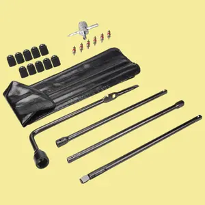 Dr.Roc Spare Tire Tool Kit with Spare Tire Jack Handle and Lug Wrench Spare Tire Kit Compatible with Chevy Silverado Tahoe Avalanche Suburban GMC Sierra Yukon 1999-2019 Cadillac Escalade 2002-2018