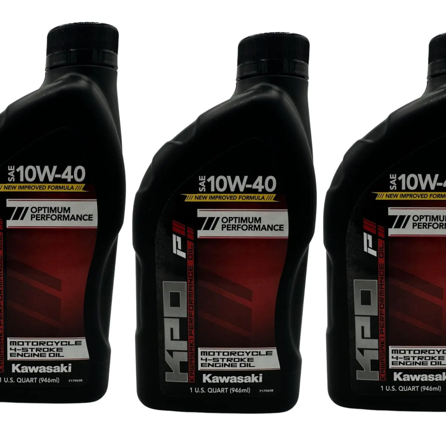 Kawasaki Performance 10W-40 4-Stroke Engine Oil 3 QUARTS K61021-202A 3 PACK