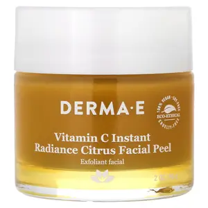 DERMA E Vitamin C, Instant Radiance Citrus Facial Peel, 2 oz (56 g)