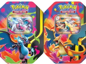 Mega Charizard Tin (Mega Charizard X OR Mega Charizard Y)