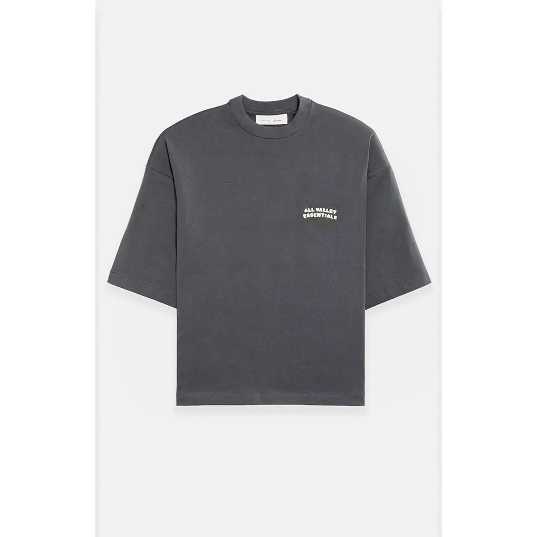 Fear of God ESSENTIALS Men's Gray Merch T-Shirt Fear of God ESSENTIALS Men's Gray Merch T-Shirt