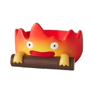 Creative Decorative Storage Ornament, Key Candy Organizer, Anime Ip Decor, Desk Accessory, Moving Castle Kasetha Flame Design, Perfect Gift