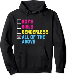 Boys Girls Genderless All Of The Above Gay Pride Pansexual Pullover Hoodie - Jasminean Shop 78B0D1LYP5WH