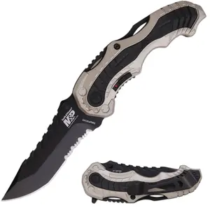Smith & Wesson M&P Champagne Assisted Opening Clip Point Folding Pocket Knife, 7.7-inches Overall SWMP6CNSCP