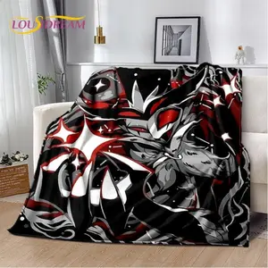 Helluva Boss Blanket Blitzo Cartoon Striker Hazbin Hotel Soft Blanket,Soft Throw Blanket For Home Bedroom Bed Sofa Picnic Travel Cover Gift For Children Youth Adult Family And Friends Perfect Like Birthdays Christmas