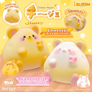 iBloom Squishy Cheese Mouse Kawaii Soft Scented Slow Rising Stress Relief