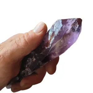 Bahia Amethyst Point- natural elestial wand raw crystals