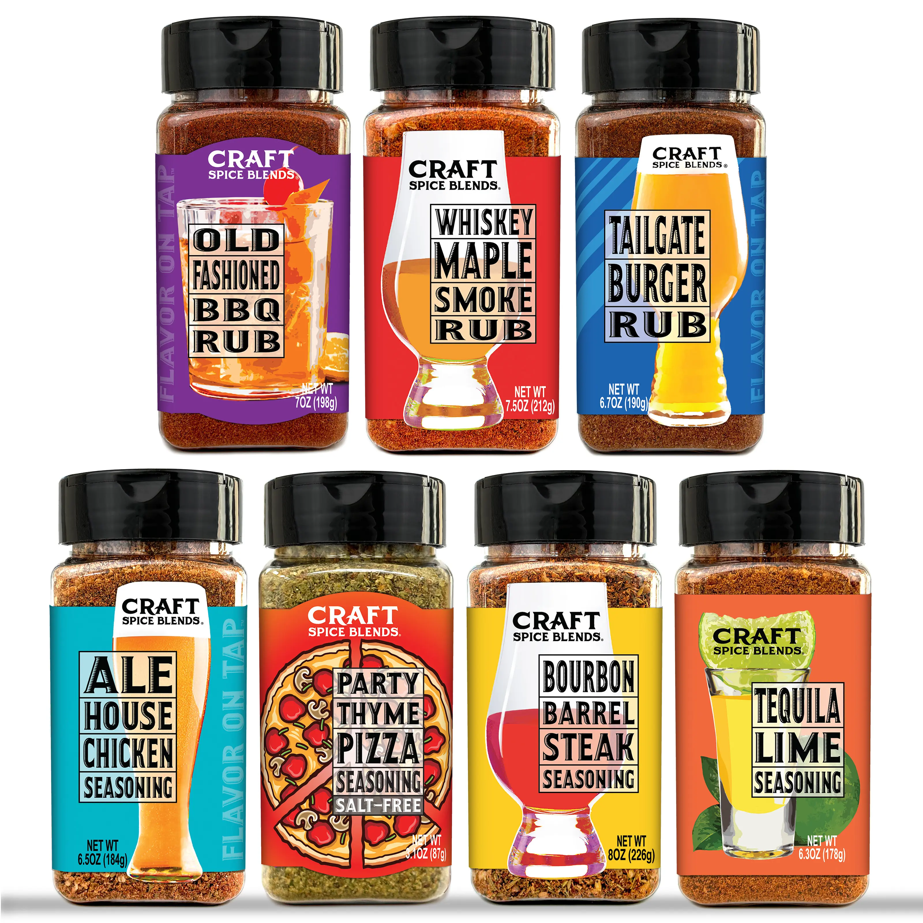 Craft Flight Ultimate Grilling Seasoning & Rub Set