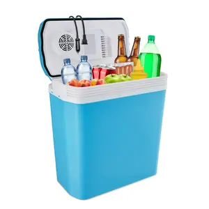 Ivation Electric Cooler & Warmer, 24L Portable Thermoelectric 12 Volt Cooler with Handle
