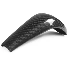 Carbon Fiber Gear Shift Knob Sticker Overlay For BMW E90/E92 Automatic