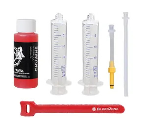 Bleed Kit for Shimano Hydraulic MTB Brakes with 50ml Mineral Oil and Adapters
