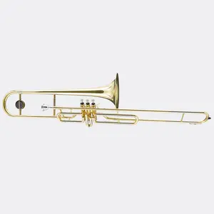Blessing Bb Valve Trombone, .470" Bore, Clear Lacquer, Outfit