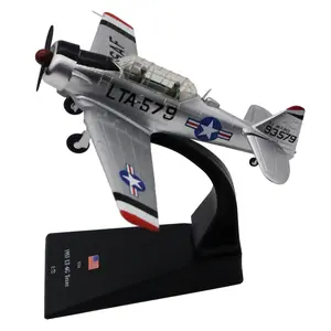 1/72 scale WWII USA 1953 T6 LT-6G Texan Fighter Navy Army Fighter Aircraft Airplane Model Plane Souvenir Static Display