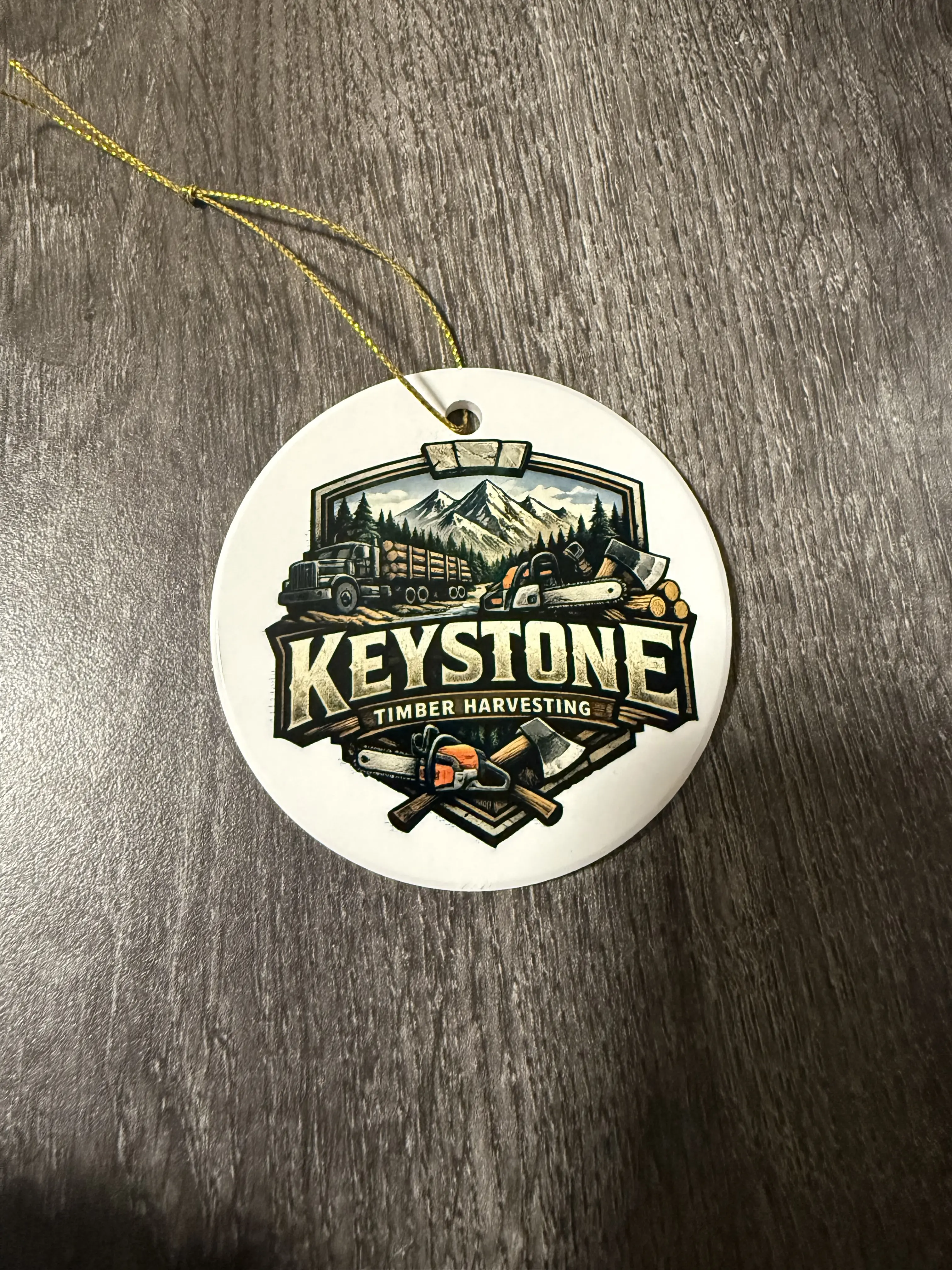 Custom double sided ornaments