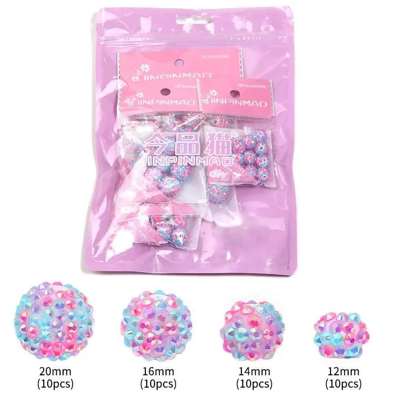 ZY1985015 Resin gemstone beads(40PCS）