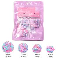 ZY1985015 Resin gemstone beads(40PCS）