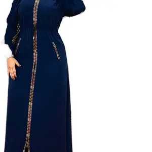 EID CLOTH Beautiful Abaya with Embroidered Details and Pockets for Special Occasions and chiffon Abaya