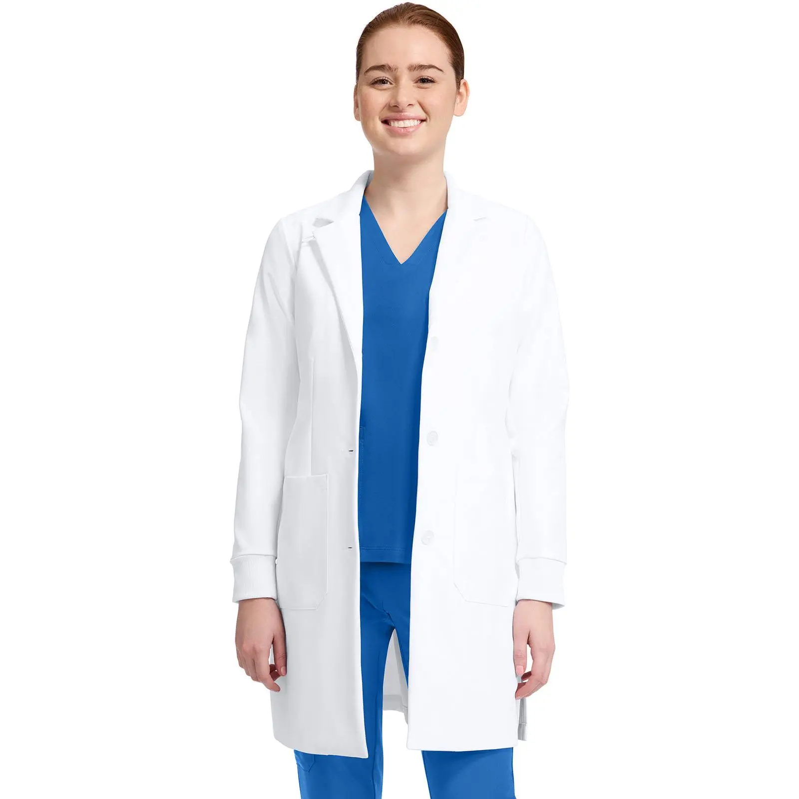 Healing Hands Womens 6-Pocket Dental 34" Lab Coat