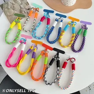 Portable Twisted Rope Phone Lanyard, Anti-lost Phone Strap, Fashionable and Sturdy Wrist Strap, Mobile Phone Case Lanyard, Adjustable Phone Lanyard, Phone Accessories