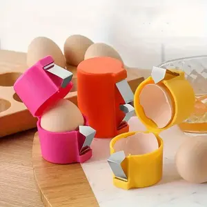 Creative Egg Opener, Eggshell Opener, Kitchen Egg Opening Tool, Portable & Quick Boiled Egg Topper, Egg Cracker, Egg Cracking Tool, Baking Tools, Kitchen Utensils Gadgets, Kitchen Stuff, Kitchenware