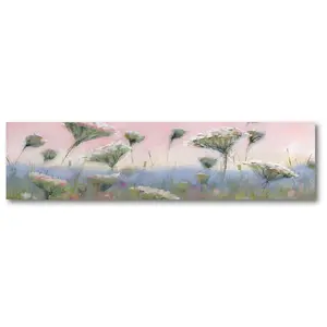Courtside Market Queen Anne's Lace 6" x 24" Wooden Panel
