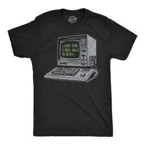 Mens Funny T Shirts I Hope This Email Kills Us Both Sarcastic Computer Graphic Novelty Tee for Men Mens Funny T Shirts Cool Vintage Fashion T-Shirt Gift Classic Menswear Sarcastic Apparel for Men Funny Office Black -
