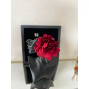 Fabric Flower Earrings