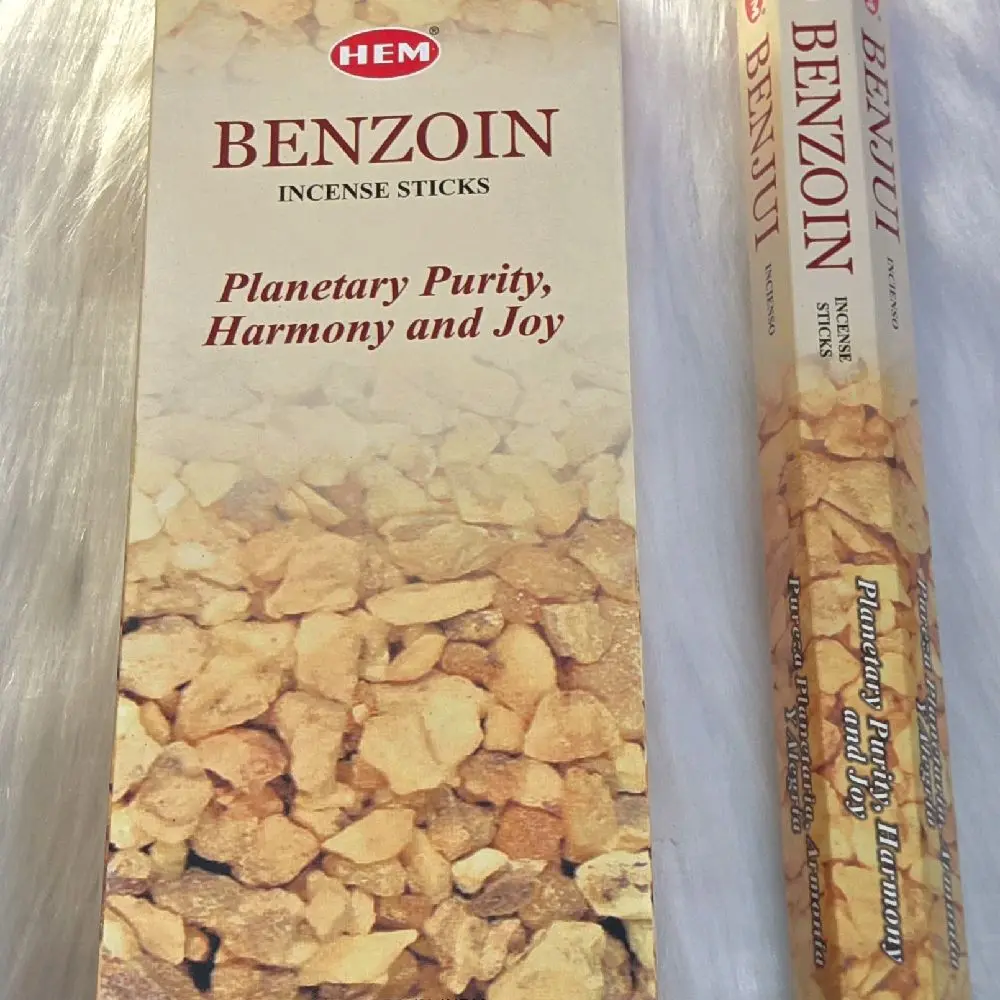 HEM Benzoin Hem Incense Sticks for Planetary Purity Harmony and Joy Aromatic Rituals