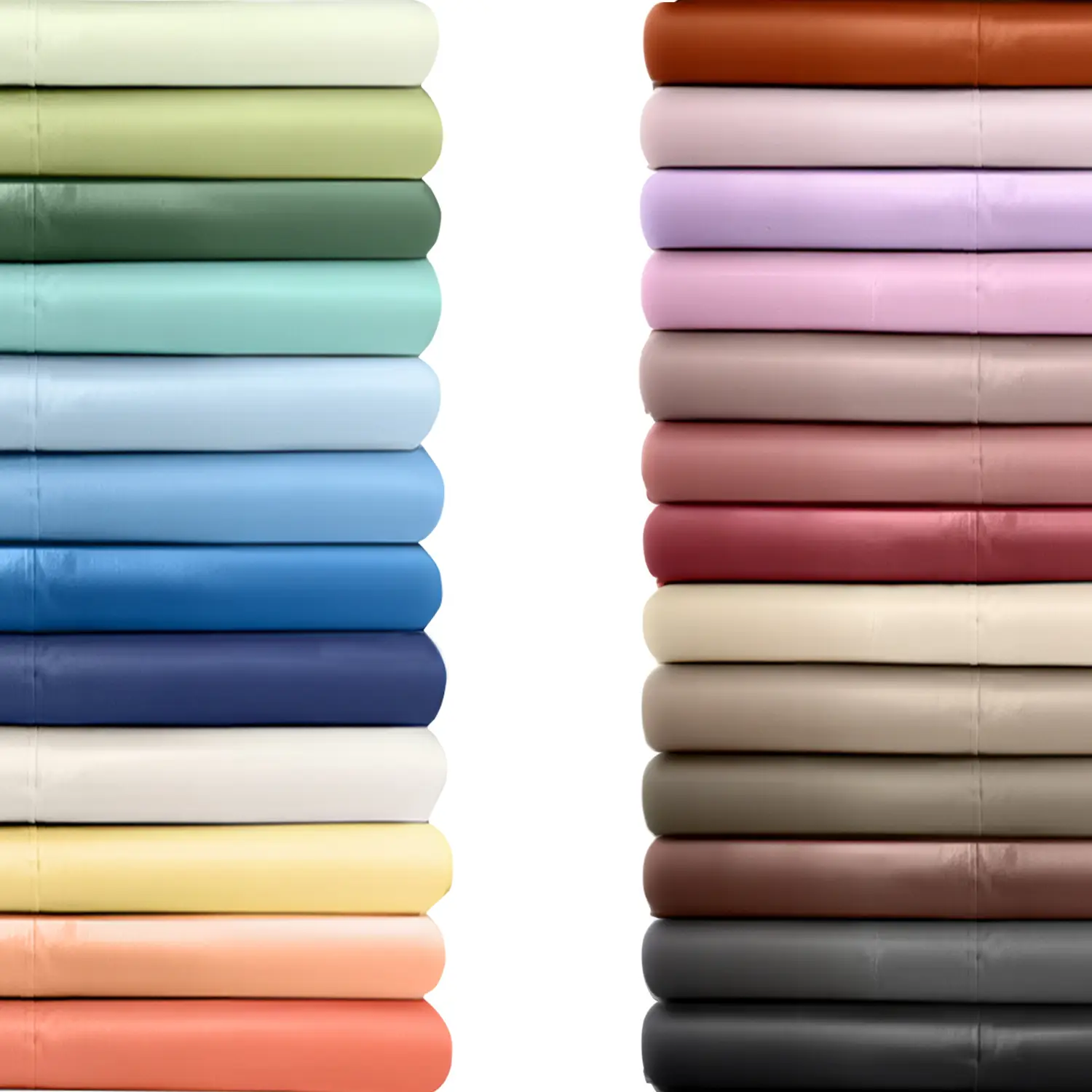 Hotel Luxury Single Flat Sheet Only - Cooling & Cozy, Double-Brushed for Extra Softness, Available in All Bed Sizes & Vibrant Colors - By CGK Linens