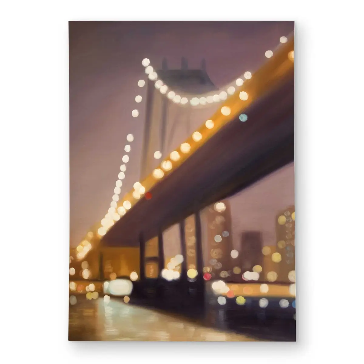 Begin Home Decor C1ROAR57IKNL21 5 x 7 ft. York At Night - Romantic Gray Outdoor Rectangle Area Rug for Home