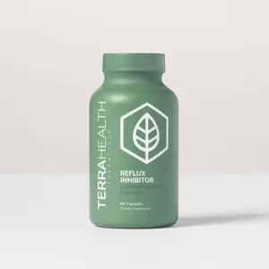 Terra Digestive Support Capsules | Betaine HCL & Pepsin | Daily Gut Wellness Formula  (30-Day Supply)