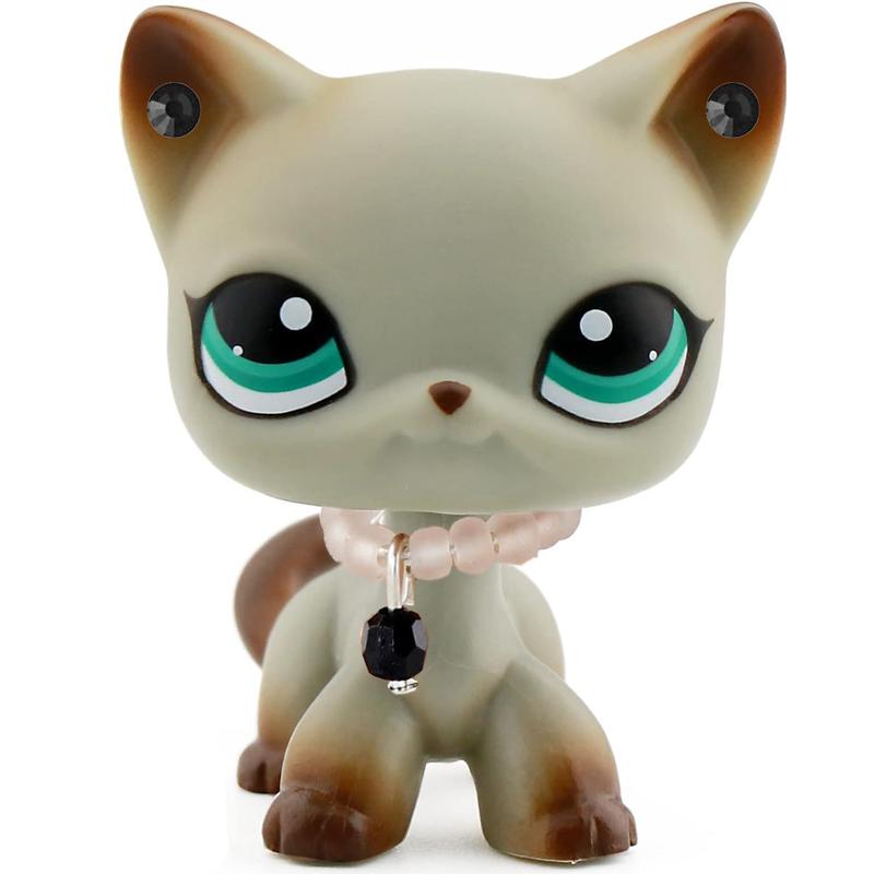 Mini Pet Shop Shorthair Cat Decoration,Shorthair Cat #391 Mini Cat Pets ...
