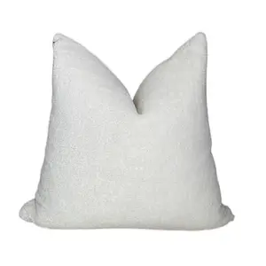 White Plush Luxx Pillow - Soft Touch of Luxury for Your Home or Workplace