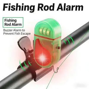 Flash Fishing Alarm for Sea Rods, High Sensitivity Automatic Sensor, Electronic Fish Hook Bell, Ideal for Anglers, Durable Design