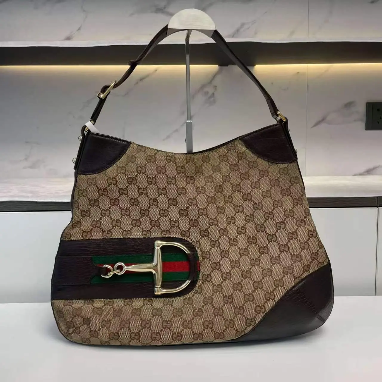Pre-owned GUCCI Horsebit 1955 LCY9904030 Shoulder Bag