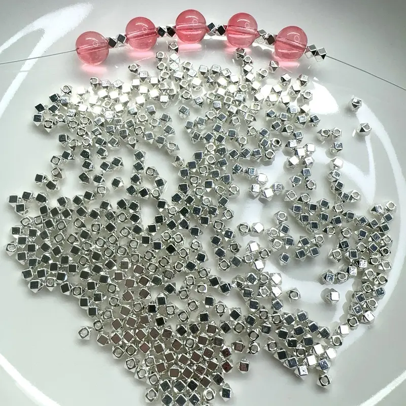 【D002】Unisex Elegant Alloy Decoration Beads - Charms Bulk, Durable Beads, Made to Last, Assorted Shapes, Easy to Work With, Tarnish-Resistant Shine, Beginner-Friendly Customizable DIY Jewelry Supplies