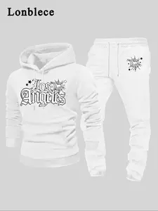 Men's Aerocool Ultra Tech Two-Piece Set, Fashion Casual Sports Wear, Long Sleeve Top & Comfortable Pants, Perfect for Daily Use