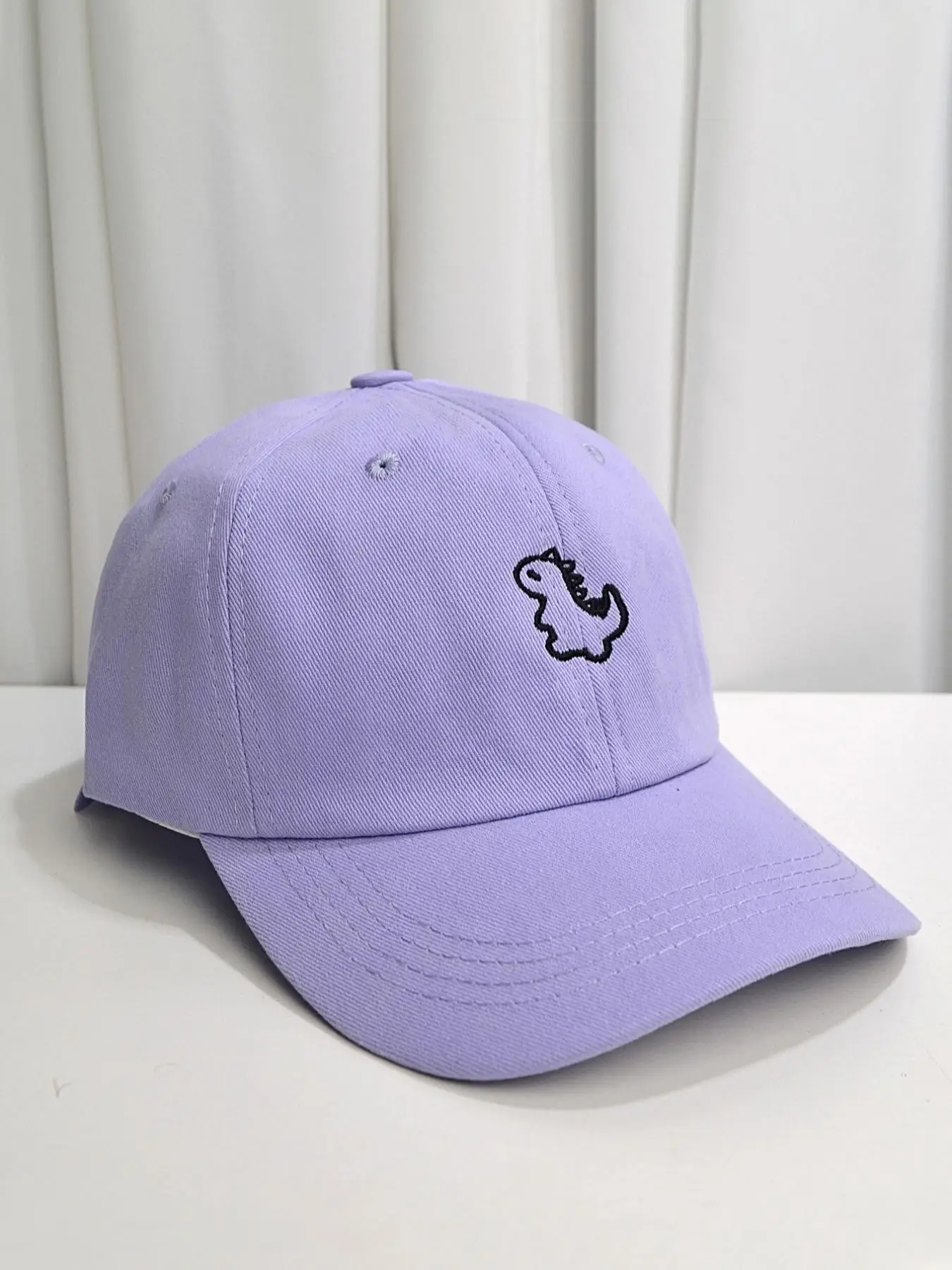 1 Piece Cartoon Dinosaur Embroidered Baseball Cap, Casual Adjustable Sun Hat For Men & Women, Fashion Accessories For Outdoor Activities