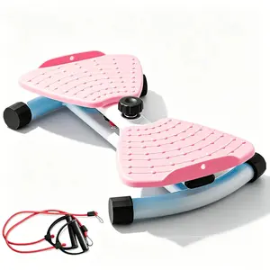 Pink Twist Stepper | At-Home Cardio & Core Workout Machine, Compact Fitness Essential
