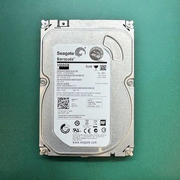 Refurbished Seagate BarraCuda 1TB 3.5 Inch SATA III Internal Hard Drive HDD, 7200 RPM 64MB Cache, Desktop PC Computer Storage Upgrade for Gaming CCTV DVR NVR Surveillance System, Tested Good 100% Health, ST1000DM003, Reliable Data Storage Solution for PCs