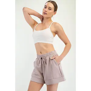 Modal Scuba Pleat Casual Short