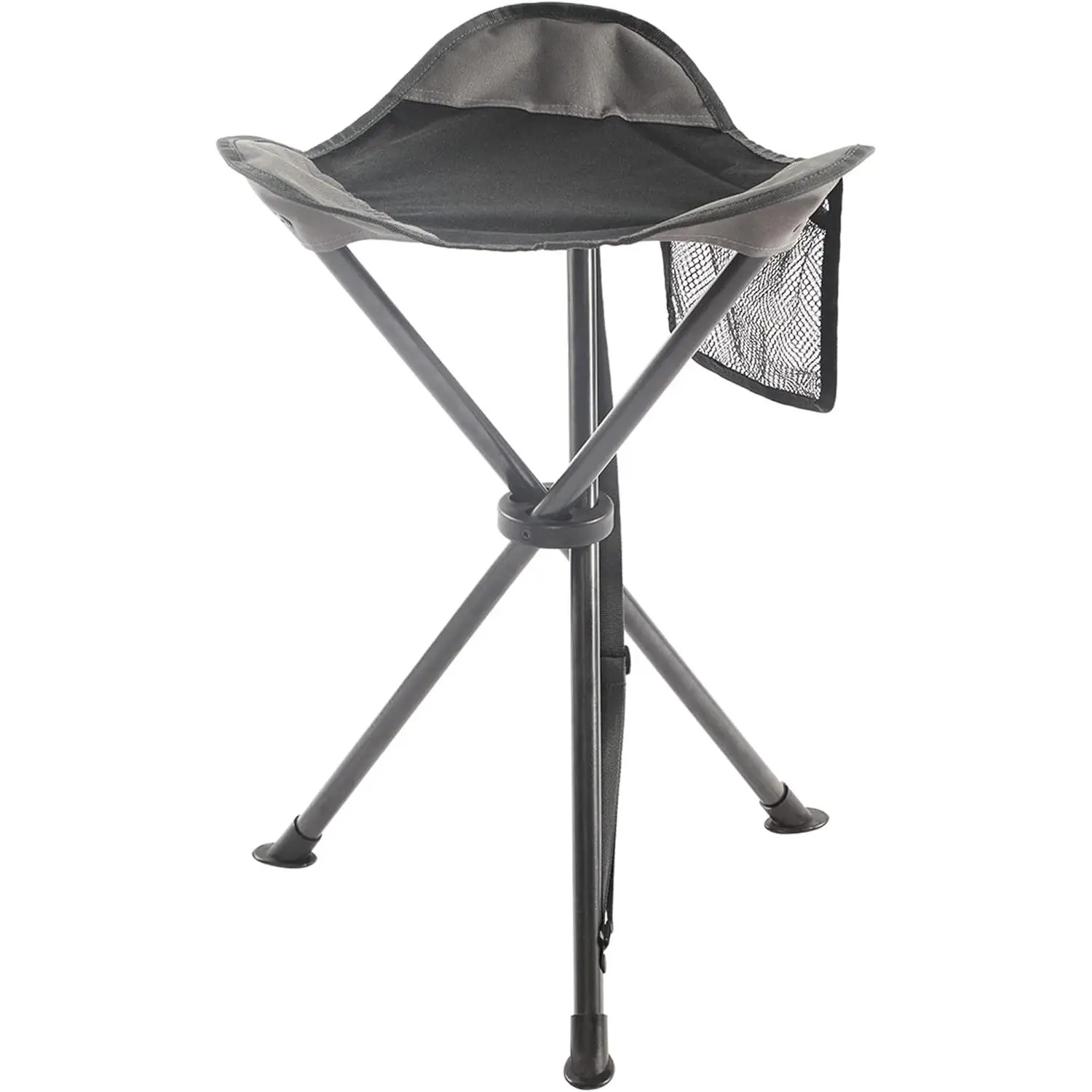 Portable Foldable Tall Tripod Stool for Outdoor Camping, Fishing, with 225 lbs Weight Capacity, Supports 225 Lbs