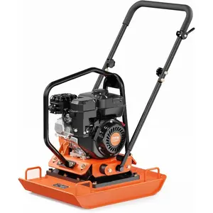 VEVOR Plate Compactor, 7.0 HP Gas Engine, 4451.22 lbf Vibration Compaction Force, 432 sq. in Plate, 5400 RPM Power Tamper, Ground Compactor Rammer for Dirt, Gravel, Asphalt, Foundation, EPA CompliantVEVOR Super Brand Day