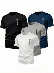 Quick-Dry Breathable Sports T-Shirt, Ideal for Home Fitness, Outdoor Running, Daily Commute, Multiple Colors Available, Versatile Short Sleeve