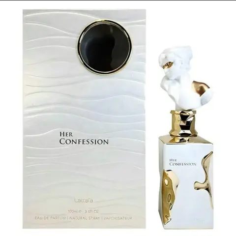 Lattafa Her Confession for Women Eau de Parfum Spray, 3.4 Ounce / 100 Ml