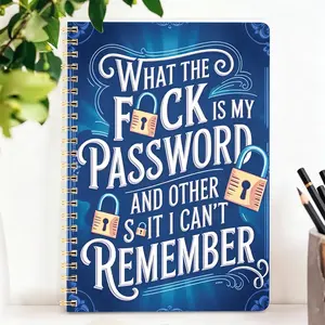 Simple Password & Address Book What' s MyPassword & Other Stuff I Can' t Remember | MinimalistOrganizer for Usernames & Logins, Ideal for Home Office& Computer Access, Perfect Holiday Gift Planning Notebook