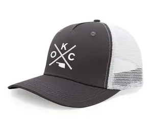 Oklahoma City Trucker Hat – Adjustable Embroidered OKC Snapback Cap for Men and Women by International Tie