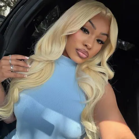 30 Inch Blonde Body Wave 5x5 Lace Front Wigs Human Hair Glueless Wig Pre Plucked With Baby Hair 180 Density Soft Comfortable 13x6 Blonde Body Wave Wig Human Hair For Women #SohoChic